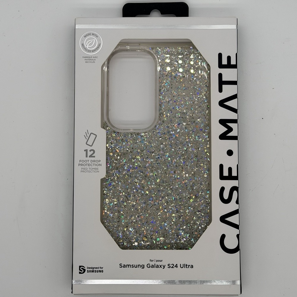 Case Mate Samsung Galaxy s24 Ultra (ONLY)- Twinkle Disco (Holographic Sparkle)